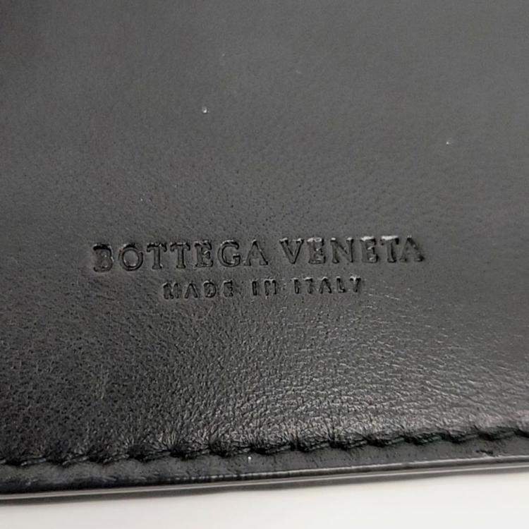 Pre Owned Bottega Veneta Black Intrecciato Nappa Pouch