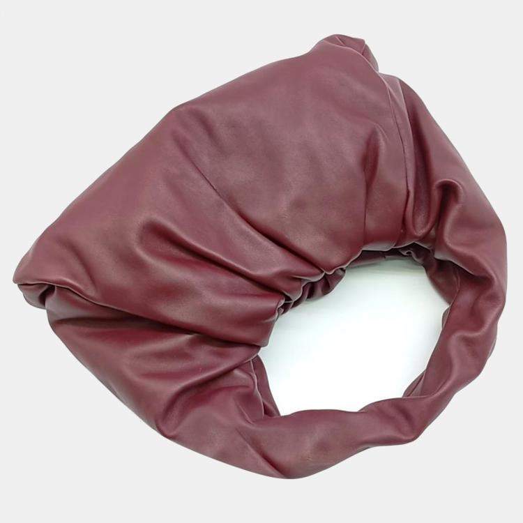 Pre Owned Bottega Veneta Burgundy The Shoulder Pouch