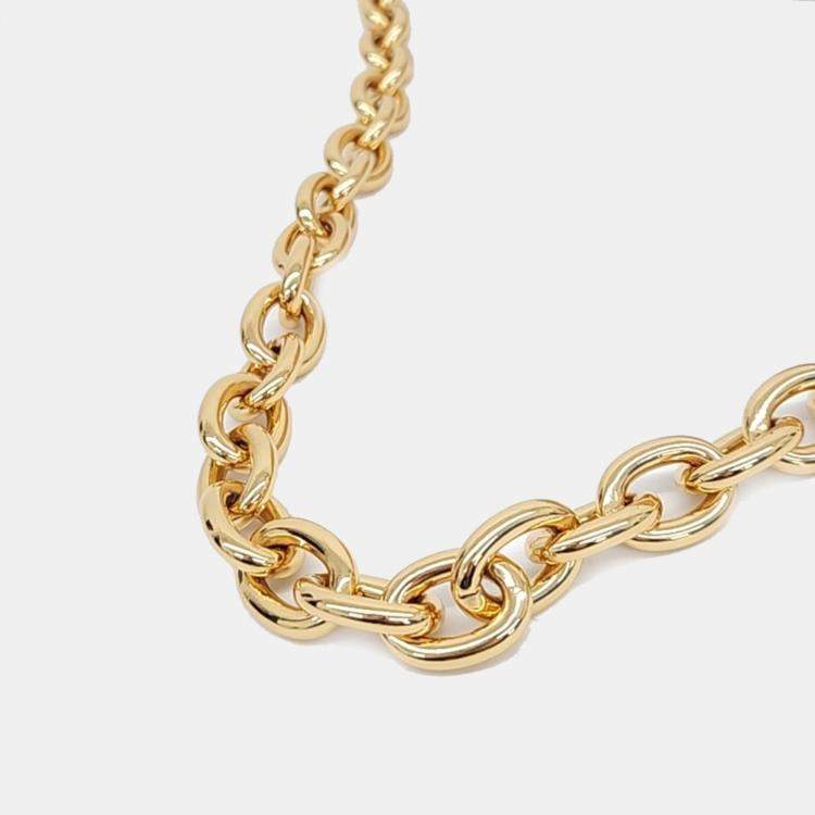 Pre Owned Bottega Veneta Beige Leather Belt Chain Pouch