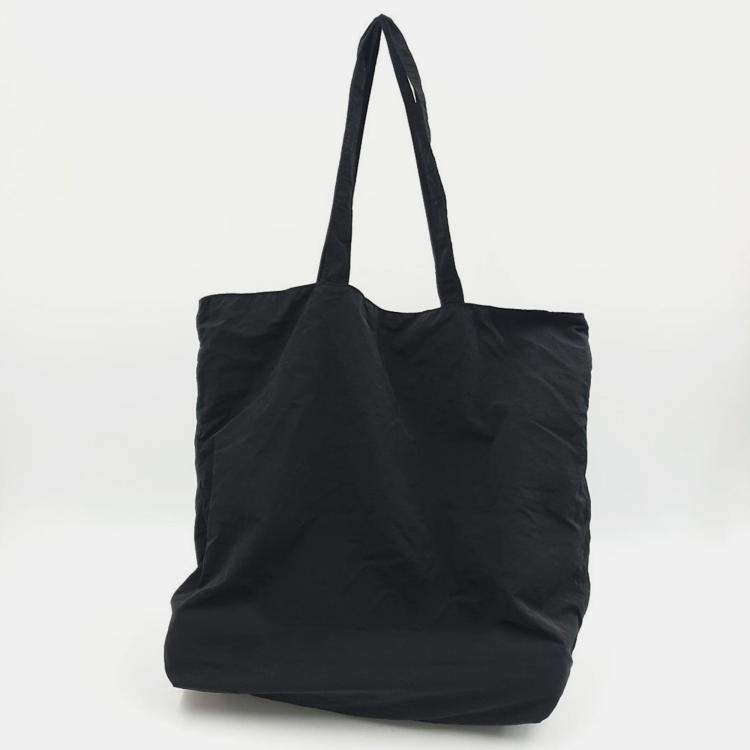 Pre Owned Bottega Veneta Black Canvas Shoulder Bag