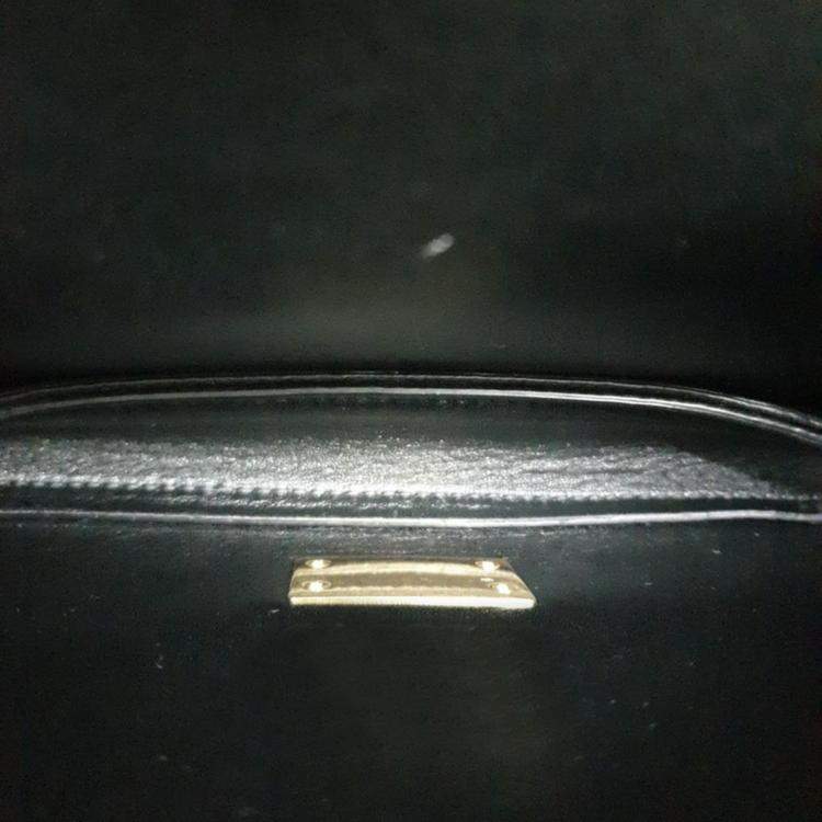 Pre Owned Bottega Veneta Black Leather Mount Shoulder Bag