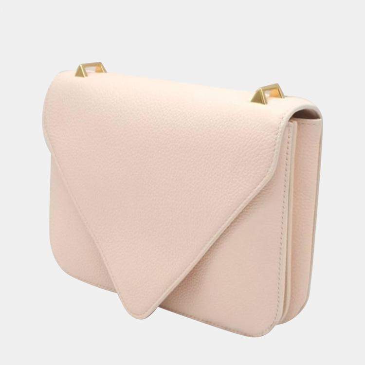 Pre Owned Bottega Veneta Pink Leather Mount Shoulder Bag