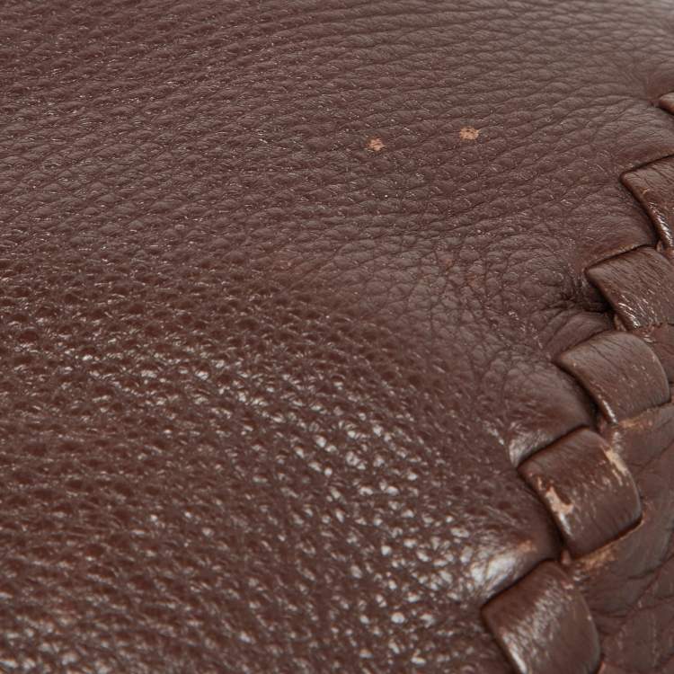 Pre Owned Bottega Veneta Brown Cervo Leather Hobo 