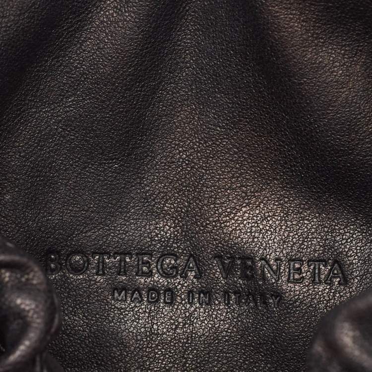 مملوكة مسبقًا Bottega Veneta Black Intrecciato Leather Belt Bag