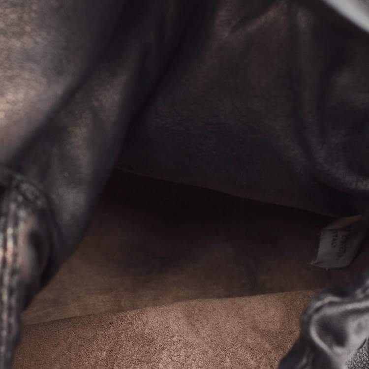 مملوكة مسبقًا Bottega Veneta Black Intrecciato Leather Belt Bag