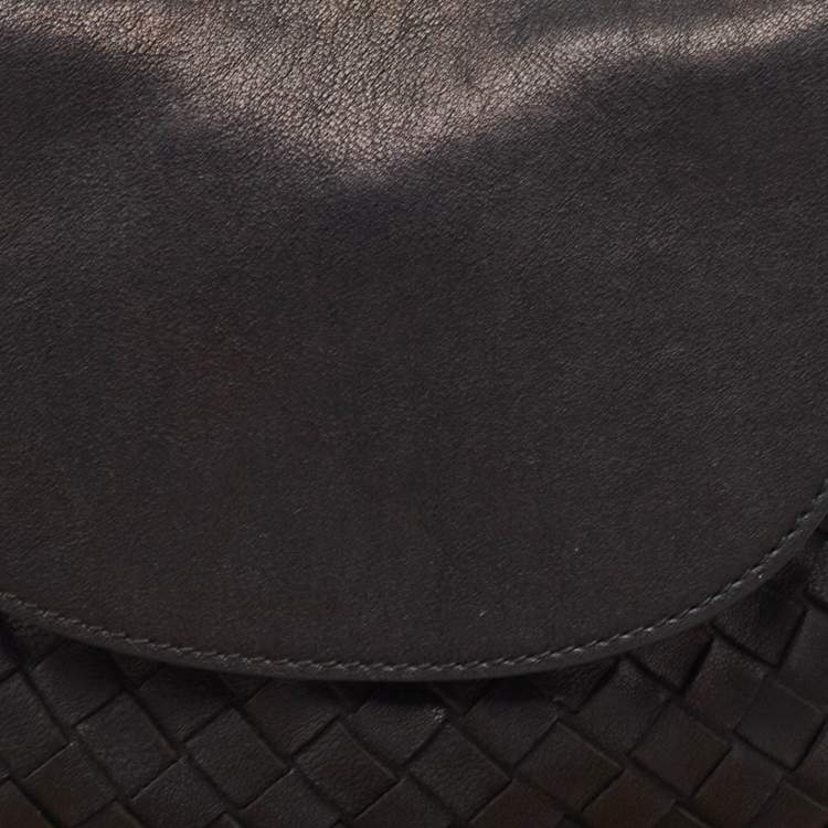 مملوكة مسبقًا Bottega Veneta Black Intrecciato Leather Belt Bag