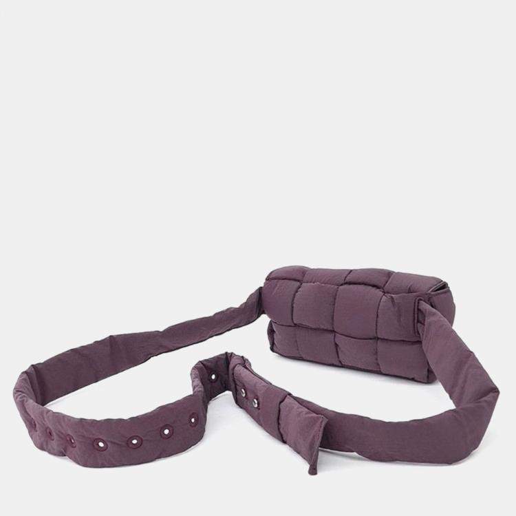 Pre Owned Bottega Veneta Padded Tech Mini Cassette Bag