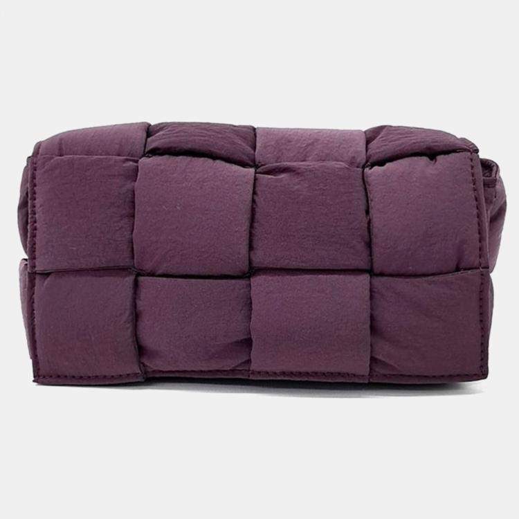 Pre Owned Bottega Veneta Padded Tech Mini Cassette Bag