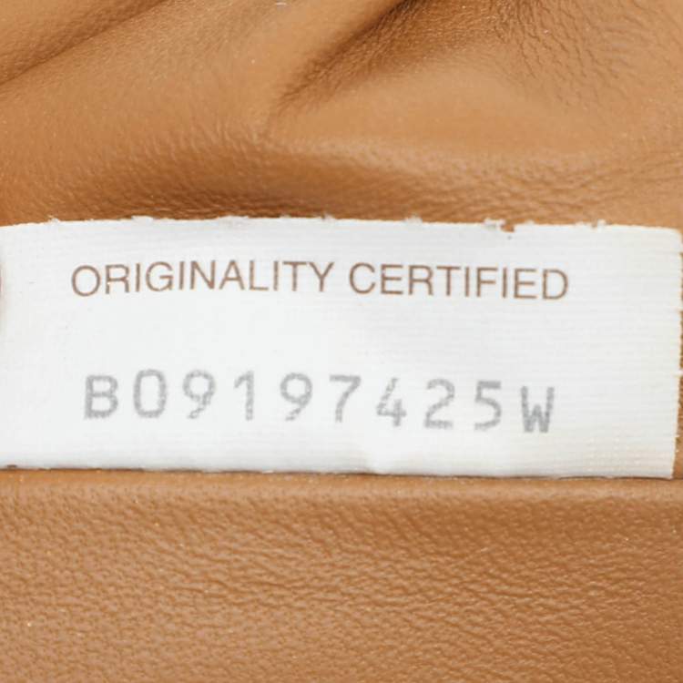 Pre Owned Bottega Veneta Brown Intrecciato Leather The Pouch Shoulder Bag