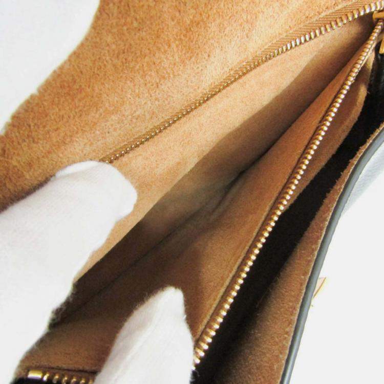 Pre Owned Bottega Veneta Black Textured Leather BV Angle Shoulder Bag