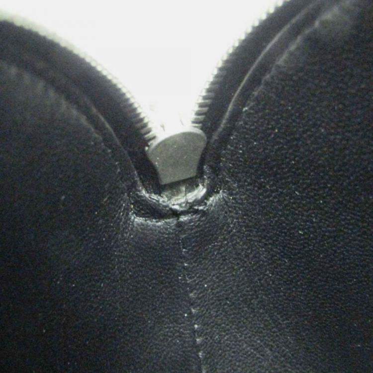 Pre Owned Bottega Veneta Black Padded Nappa Mini Half Moon Top Handle Bag 