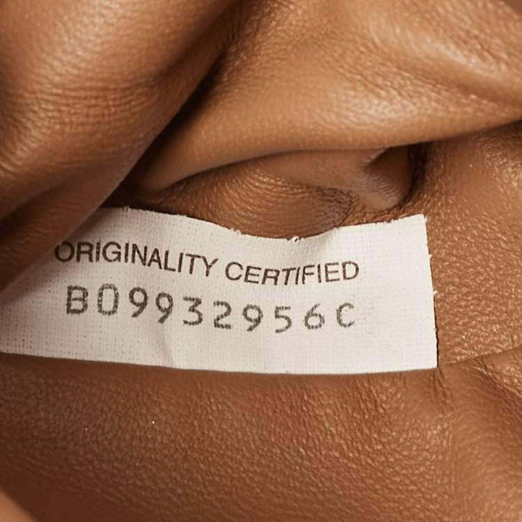 Pre Owned Bottega Veneta Brown Intrecciato Leather Mini The Pouch Bag