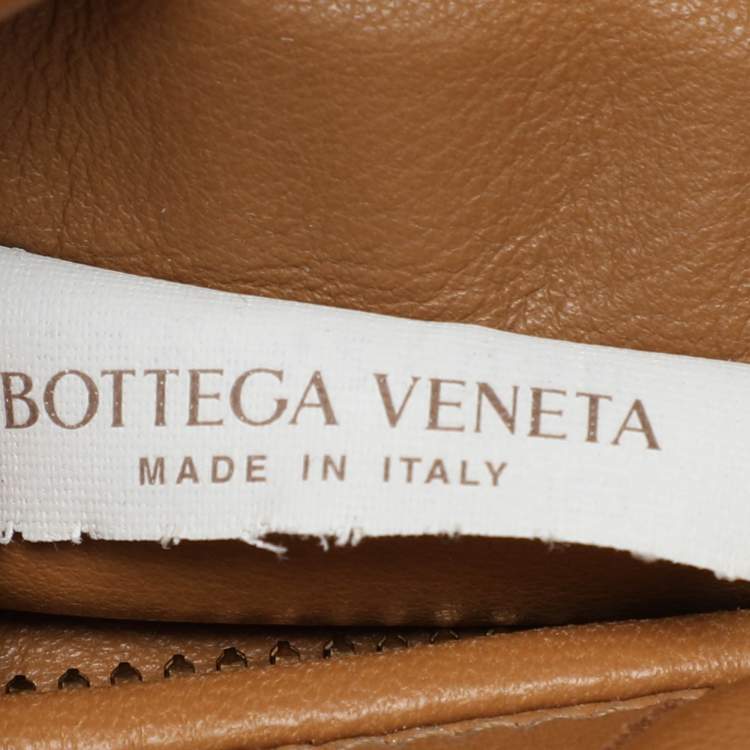 Pre Owned Bottega Veneta Beige Intrecciato Leather Mini BV Jodie Bag