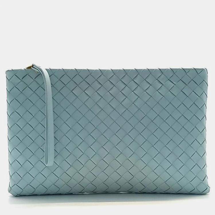 Pre Owned Bottega Veneta mesh clutch