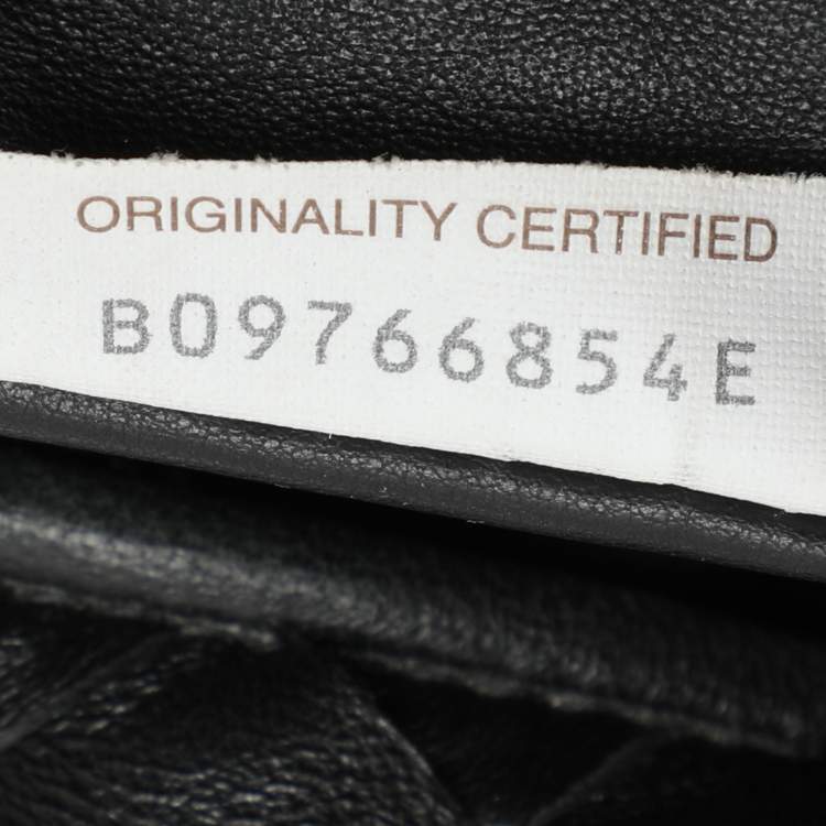 Pre Owned Bottega Veneta Black Intrecciato Leather Teen Jodie Hobo