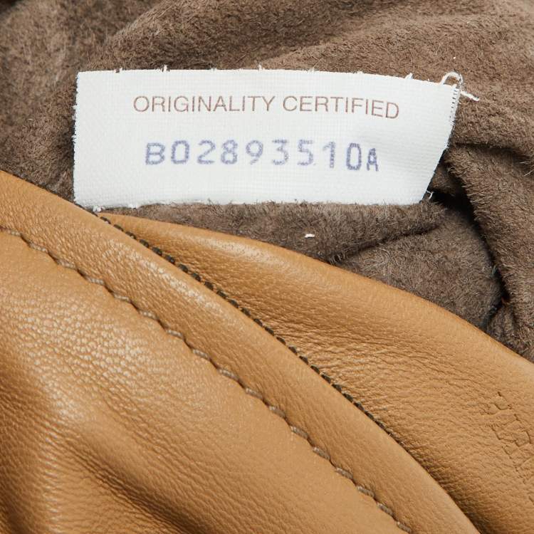 مملوكة مسبقًا Bottega Veneta Beige Intrecciato Leather Twist Lock Flap Clutch