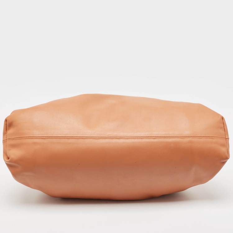 Pre Owned Bottega Veneta Brown Leather The Pouch Clutch