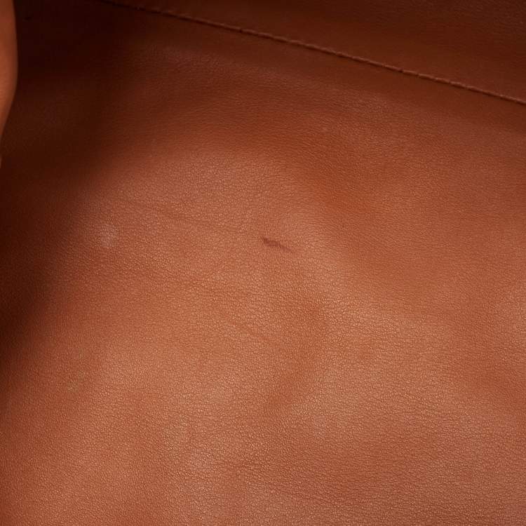 Pre Owned Bottega Veneta Brown Leather The Pouch Clutch