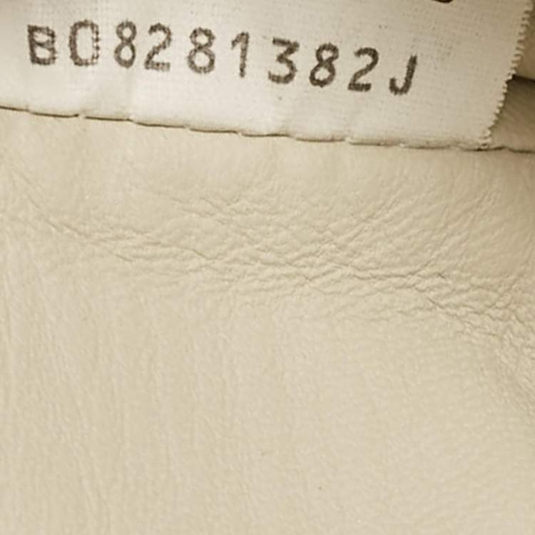 Pre Owned Bottega Veneta Gold Leather Teen The Pouch