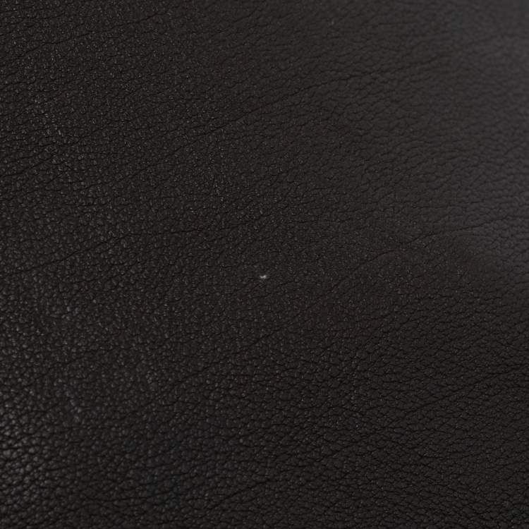 Pre Owned Bottega Veneta Choco Brown Leather Oversized Tote
