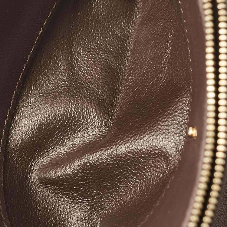 Pre Owned Bottega Veneta Brown Intrecciato Leather Bifold Zip Wallet