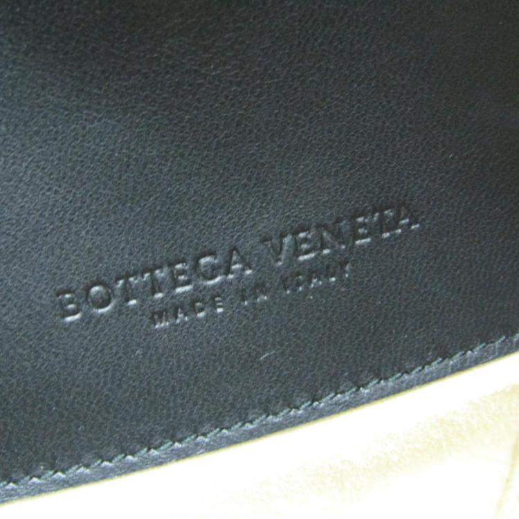 Pre Owned Bottega Veneta Black Intrecciato Leather Handbag