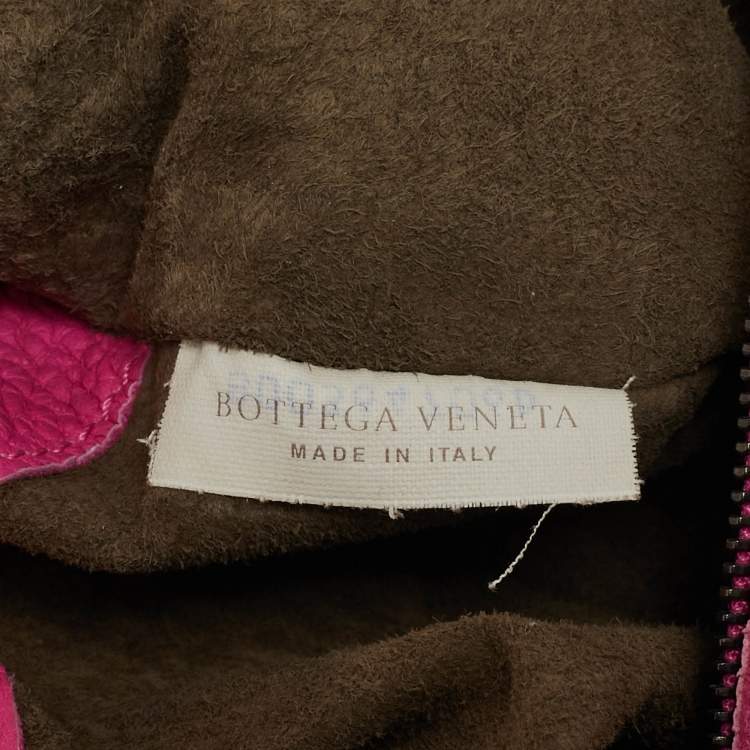 Pre Owned Bottega Veneta Pink Intrecciato Leather Cervo Hobo