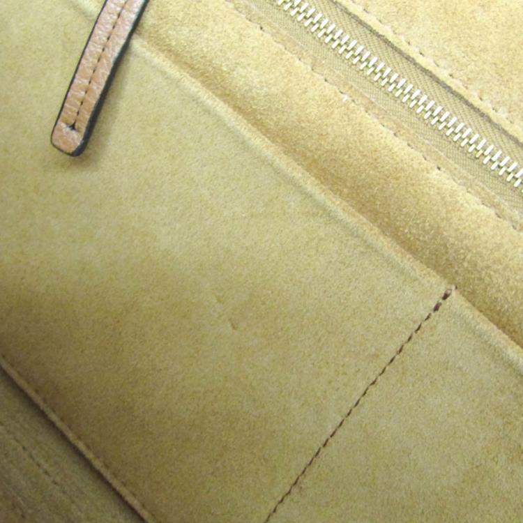 Pre Owned Bottega Veneta Camel Leather Palmerath Angle Shoulder Bag
