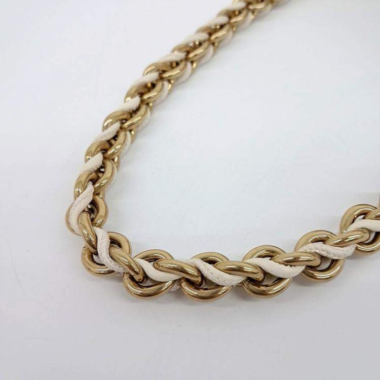 مملوكة مسبقًا Bottega Veneta Ivory Leather Lauren 1980 Clutch Bag