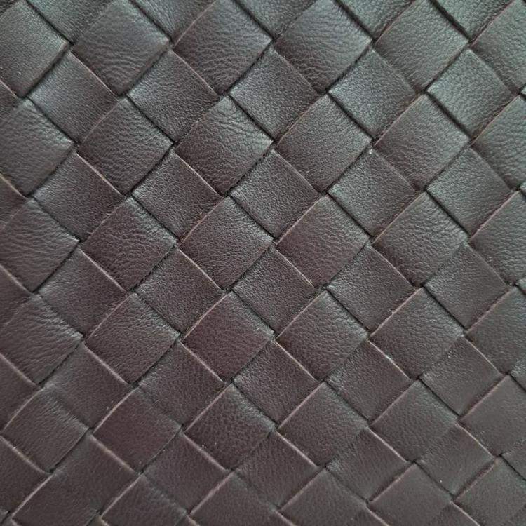 Pre Owned Bottega Veneta Intrecciato Leather Pouch