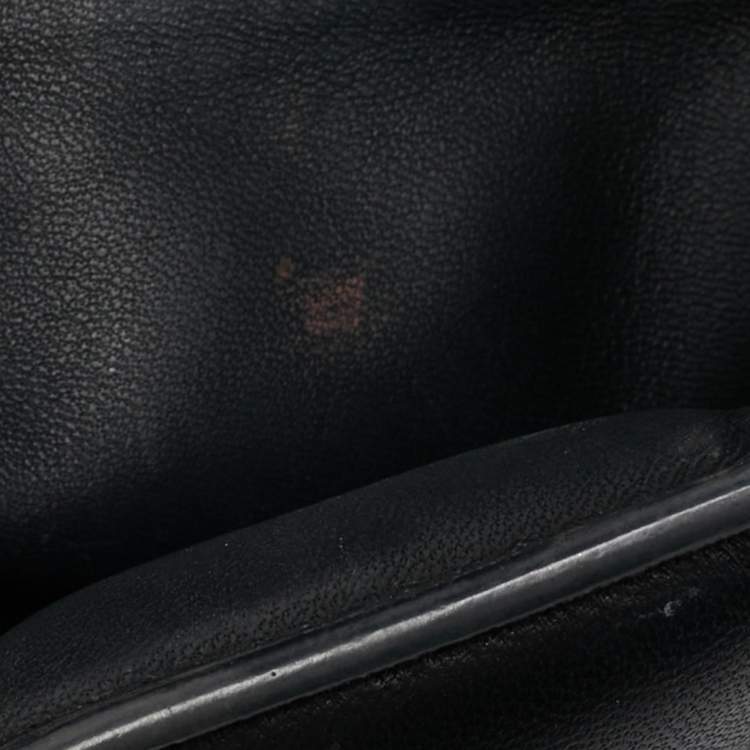 Pre Owned Bottega Veneta Black Intreccio Padded Leather Classic Cassette Shoulder Bag