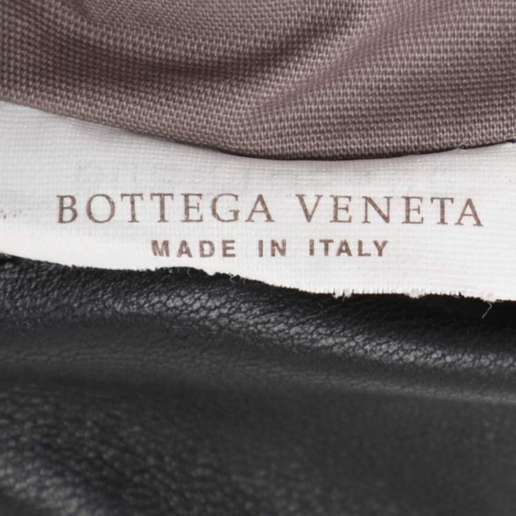 مملوكة مسبقًا Bottega Veneta Black Intrecciato Leather Shoulder Bag