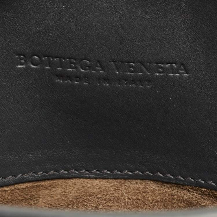 Pre Owned Bottega Veneta Grey Intrecciato Leather Medium Roma Tote