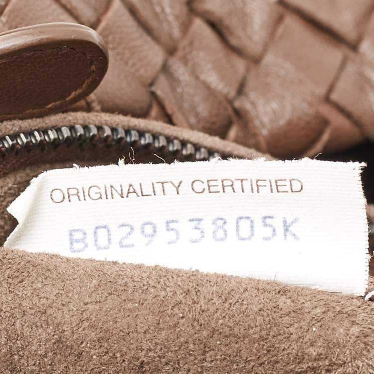Pre Owned Bottega Veneta Dark Brown Intrecciato Leather Cesta Tote