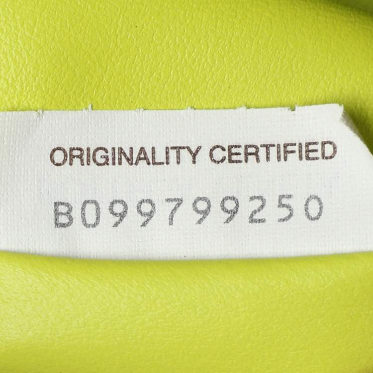 Pre Owned Bottega Veneta Kiwi Intrecciato Leather Teen Jodie Hobo