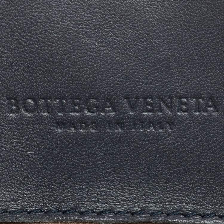 Pre Owned Bottega Veneta Grey Intrecciato Leather Medium Roma Tote