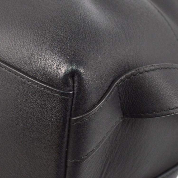 Pre Owned Bottega Veneta Black Backpack
