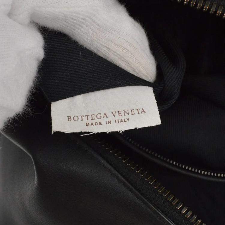 Pre Owned Bottega Veneta Black Backpack