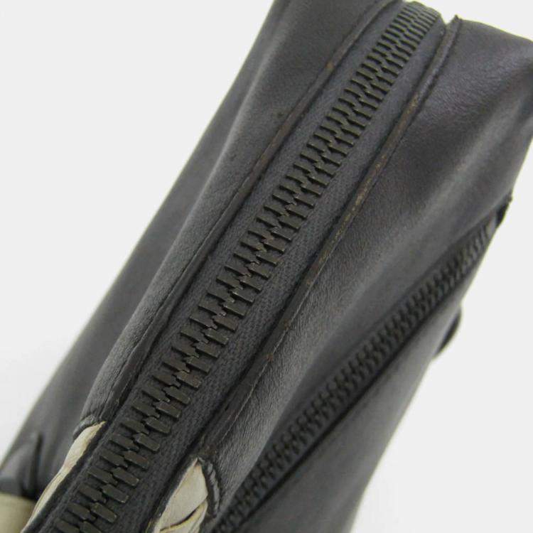 Pre Owned Louis Vuitton Multicolor Canvas Leather Monogram LV Portrait Keepall Bandouliere 25 Boston Handbag 