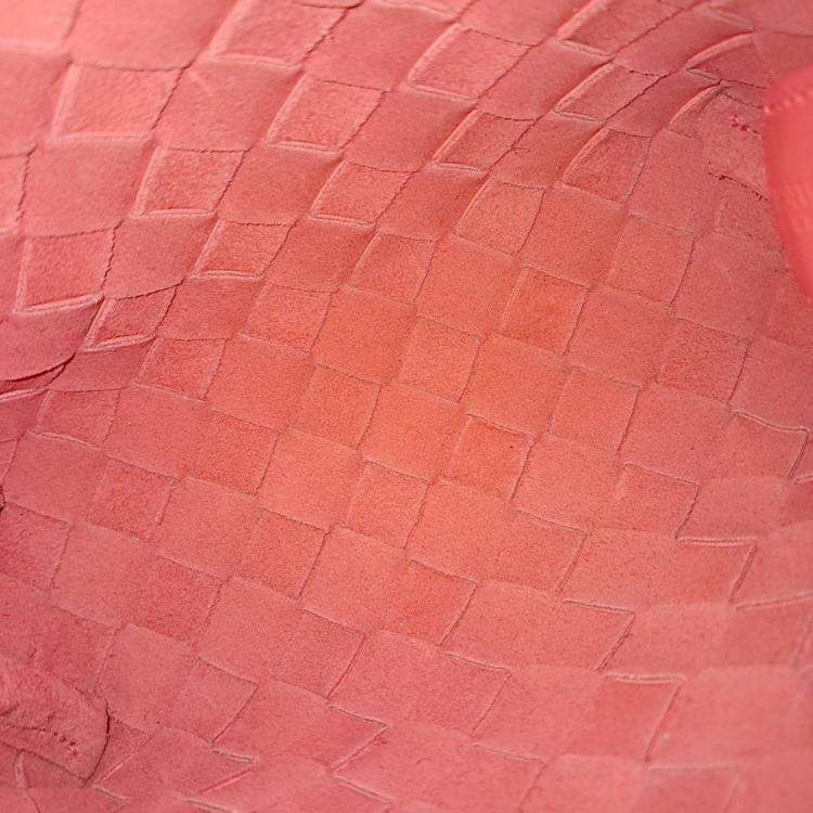 Pre Owned Bottega Veneta Red Leather Mini Loop Camera Bag