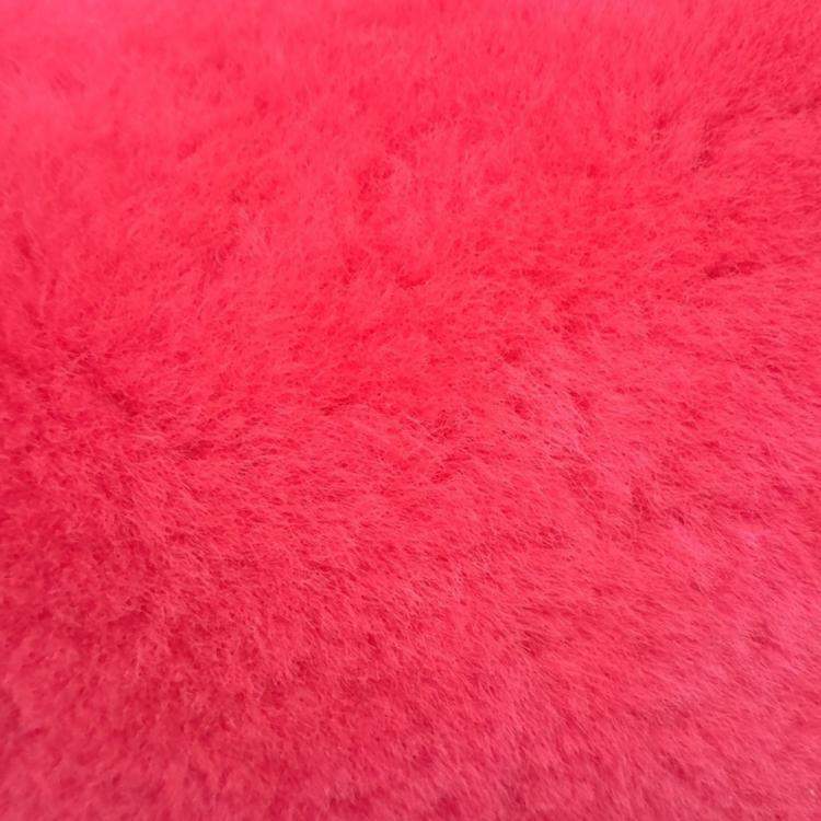 Pre Owned Bottega Veneta Pink Shearling Fur Shearling Mini BV Jodi Bag