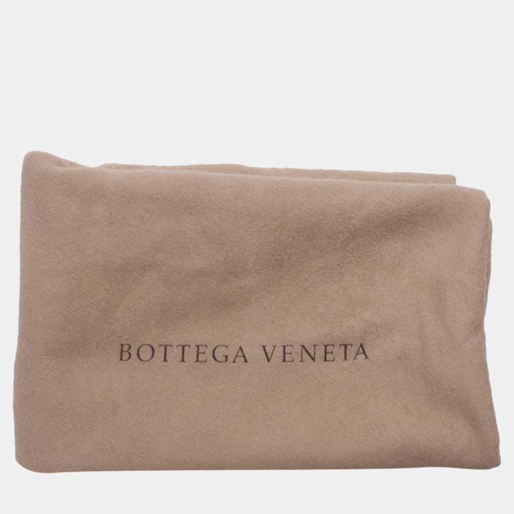 Pre Owned Bottega Veneta Lizard Turnlock Flap Top Handle Bag