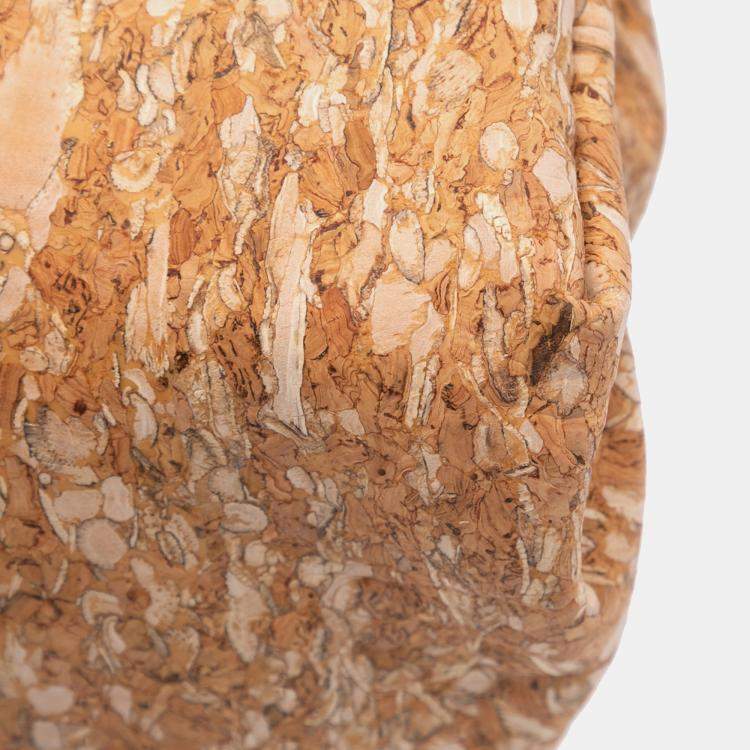 Pre Owned Bottega Veneta Beige Cork The Pouch