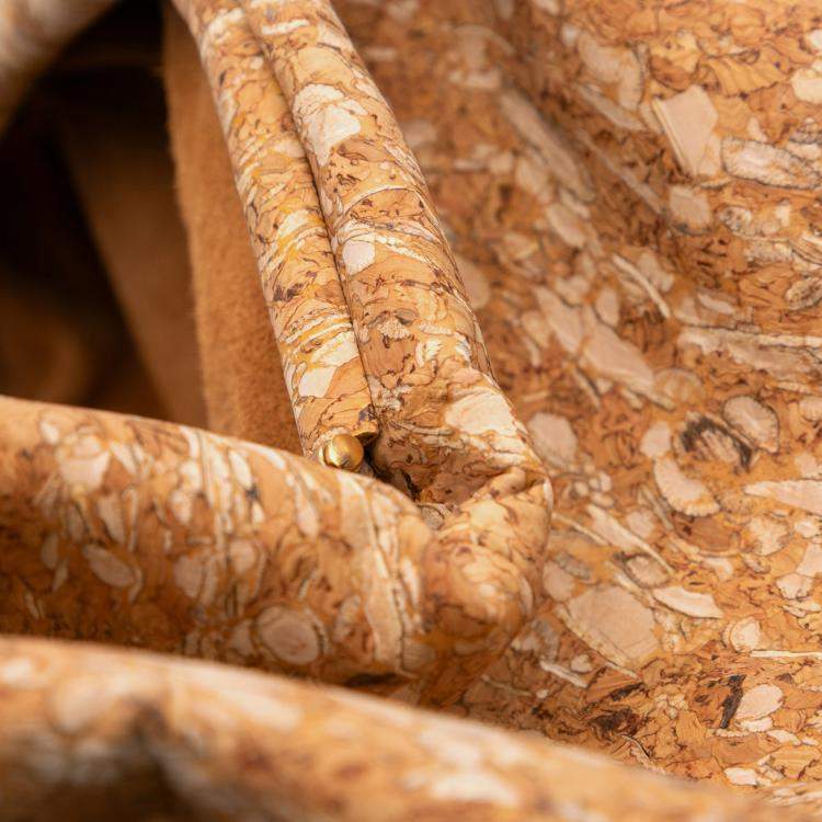 Pre Owned Bottega Veneta Beige Cork The Pouch