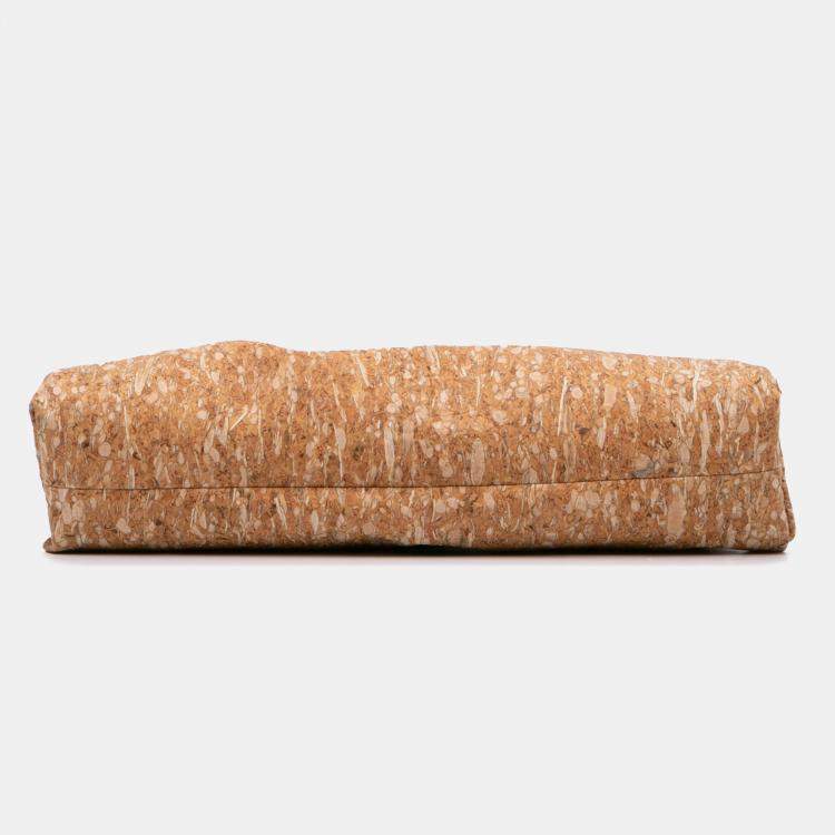 Pre Owned Bottega Veneta Beige Cork The Pouch