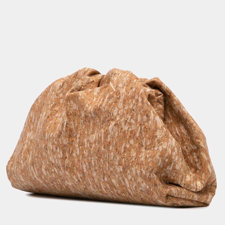 Pre Owned Bottega Veneta Beige Cork The Pouch