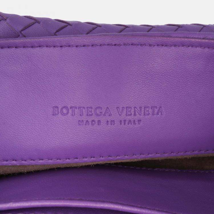 Pre Owned Bottega Veneta Baby Nappa Intrecciato Olimpia Crossbody