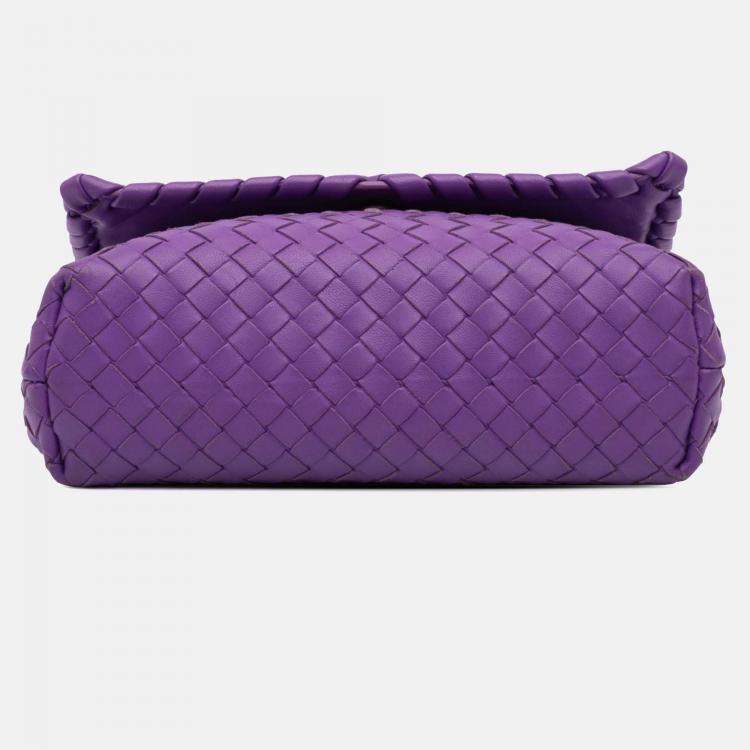Pre Owned Bottega Veneta Baby Nappa Intrecciato Olimpia Crossbody