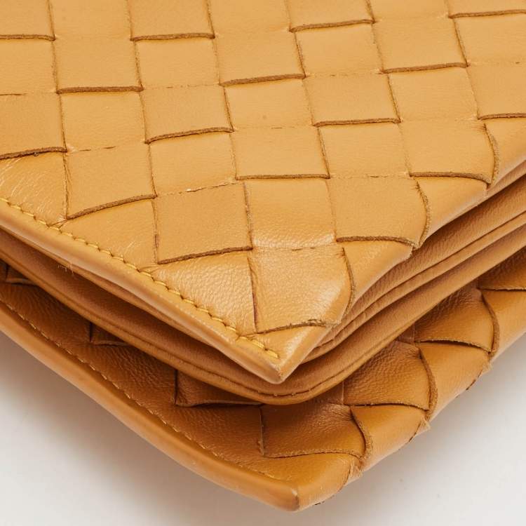 مملوكة مسبقًا Bottega Veneta Brown Intrecciato Leather Trio Shoulder Bag