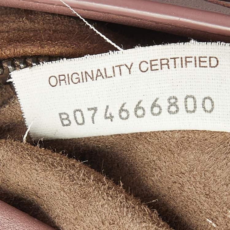 Pre Owned Bottega Veneta Old Rose Intrecciato Leather Alumna Top Handle Bag